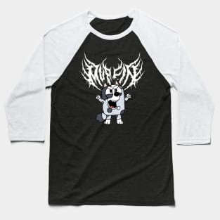 Muffin Black Bluey Baseball T-Shirt